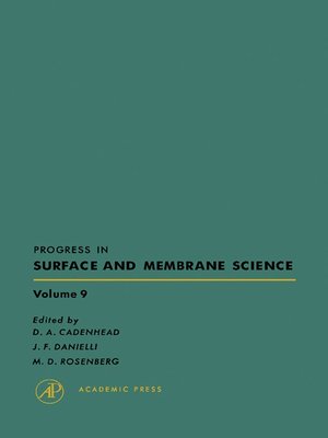 cover image of Progress in Surface and Membrane Science, Volume 9
